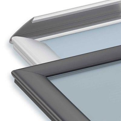 Front-Load Aluminum Snap Frame | Freedom-Frame with Square Profile