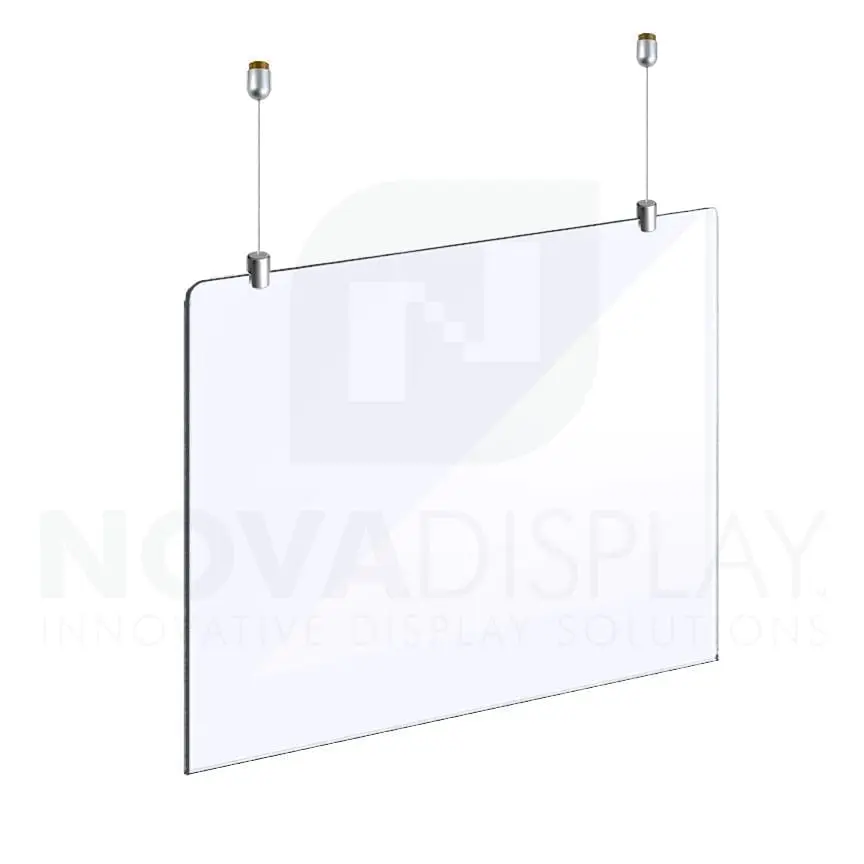  Clear Acrylic Panel  Free-standing Sneeze Guards for