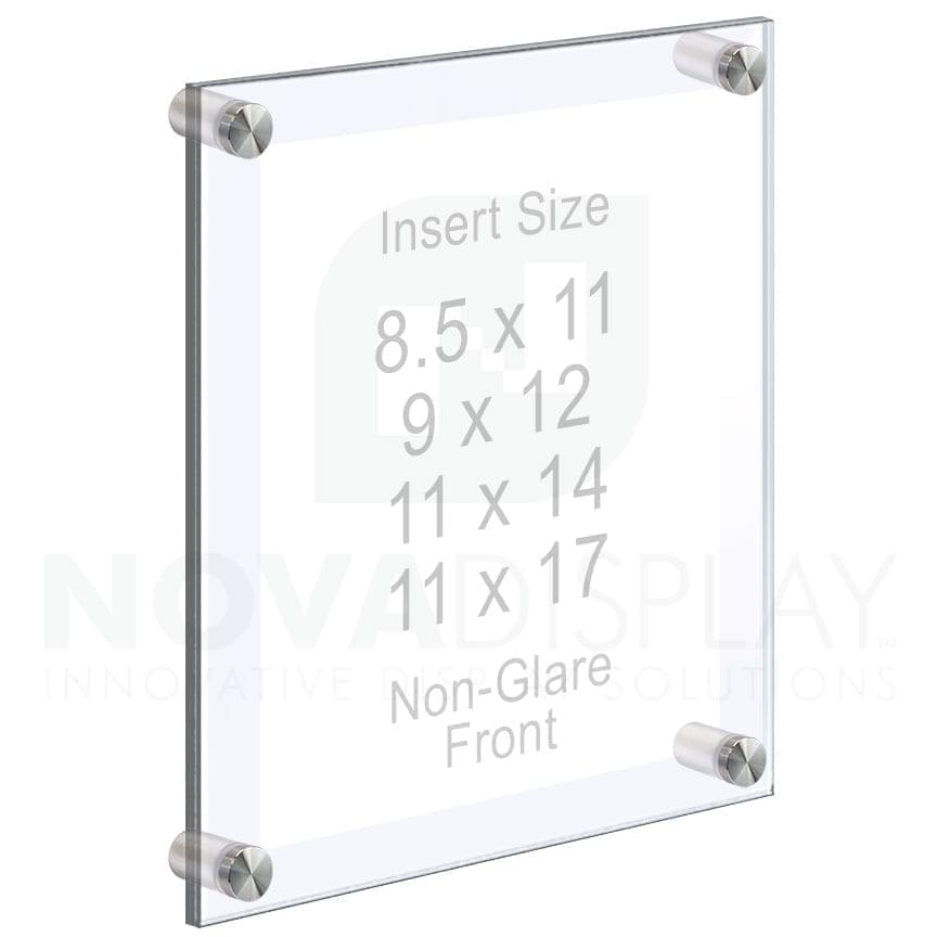 Acrylic Wall Frames with Standoffs