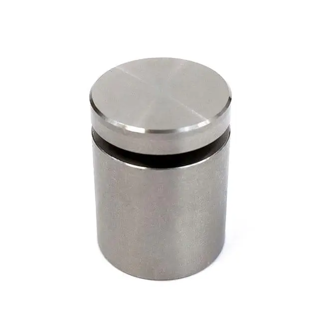 1" Diameter Stainless Steel Standoff (3-Part Standoff with M6 Stud-Cap)