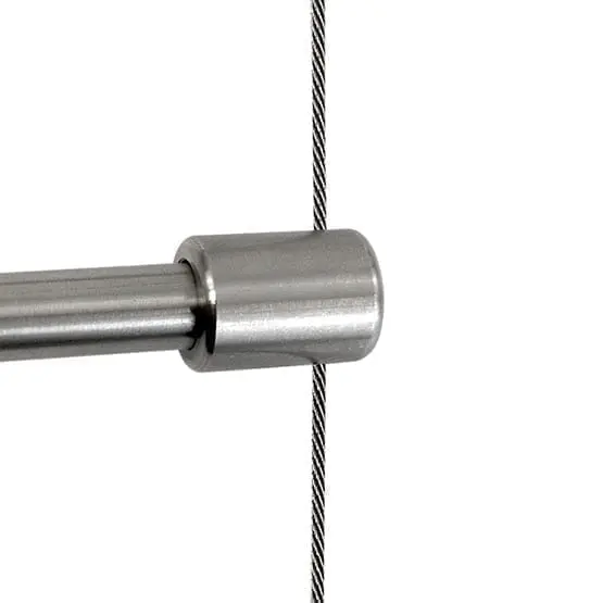 Cable Support for 10mm Diameter Horizontal Rod | #303 Stainless Steel