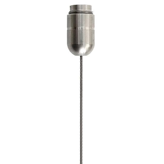 2.0M (6′ 5-3/4″) Long 1.5mm (1/16″) Diameter Cable with Ceiling Fixing | #303 Stainless Steel