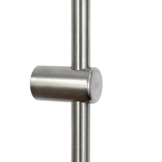 Wall Fixing for Rods with Non-Threaded Base (#303 Stainless Steel)