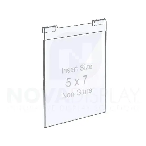 Non-Glare Hook-on Acrylic Pocket / Photo Holder