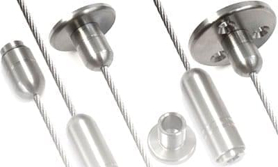 3mm Basic Cable Fixings / Stainless Steel