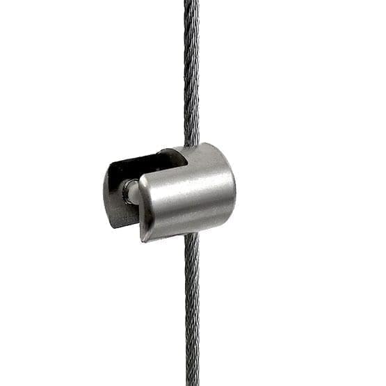 1/4" Thick Vertical Panel Support Single for Cables