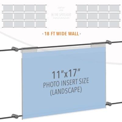 DC2131 Photo Wall Display / Wall Display Idea Concept