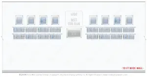 DC2134 Photo Wall Display / Wall Display Idea Concept