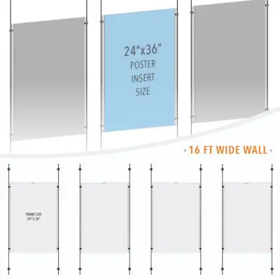 DC2210 Info/Poster Wall Display / Wall Display Idea Concept