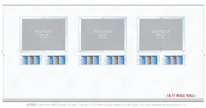 DC2502 Large Poster Wall Display / Wall Display Idea Concept