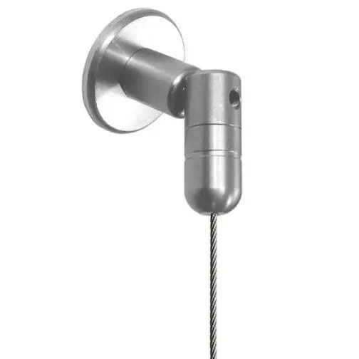 1.5mm Cable with Adjustable Angle Top/Ceiling Fixing – 2.0M (6′ 5-3/4″) Long | Stainless Steel
