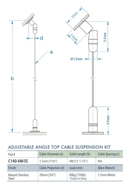 Specifications for C113-3M-SS