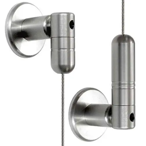 1.5mm Cable with Adjustable Angle Top-Bottom Fixings – 4.0M (13′ 1-1/2″) Long | Stainless Steel