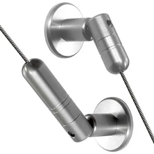3mm Cable with Adjustable Angle Top-Bottom Fixings – 4.0M (13′ 1-1/2″) Long | Stainless Steel