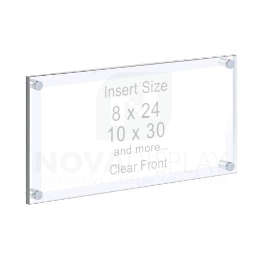 Panoramic Acrylic Frame – Poster Display Kit #KASP-215 / Clear Front