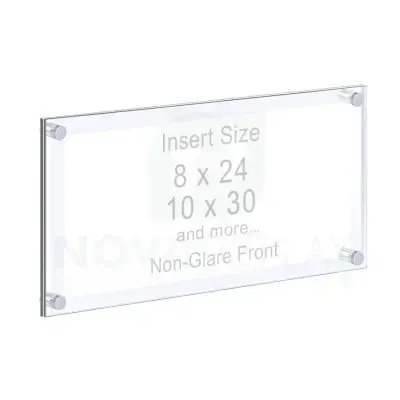 Panoramic Acrylic Frame – Poster Display Kit #KASP-215 / Non-Glare Front