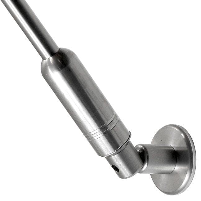 38mm (1-1/2″) Dia. Base Support with Ball-Joint Swivel Coupling for Rods | Stainless Steel