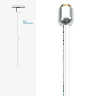 Top/Ceiling Fixing for 10mm Rods – Screw Fit | Nova Display Systems