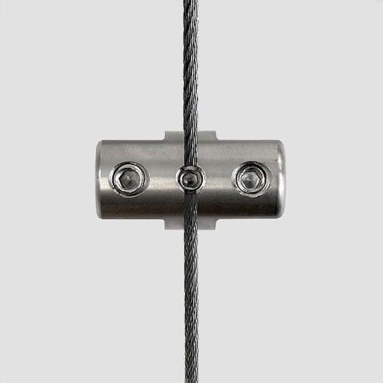 Panel Support Double-Sided – For panels up to 10mm (3/8″) thick (*Use with 3mm Stainless Cables)