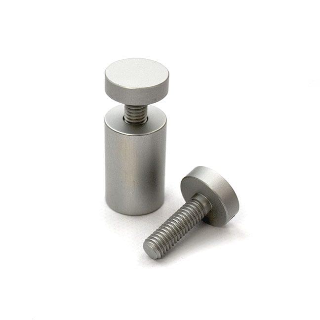 5/8″ x 1″ DUAL-GRIP STANDOFF – Clear Satin Anodized