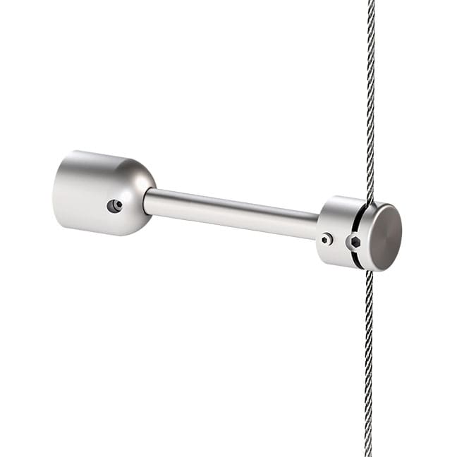 Wall-Mounted Rod Stabilizer with Customizable Depth for 1.5mm Cable System