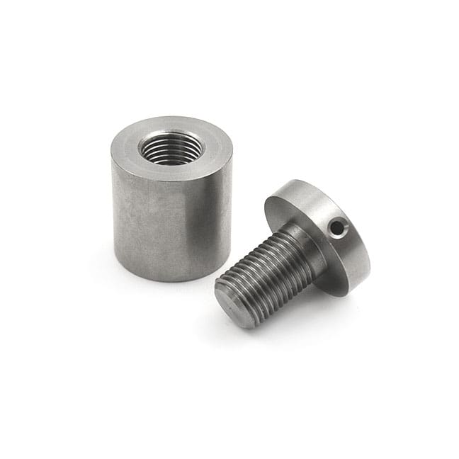 3/4″ Dia. x 3/4″ Sign Standoff (2-Part Standoff with M10 Stud-Cap) / Stainless Steel #304 Grade